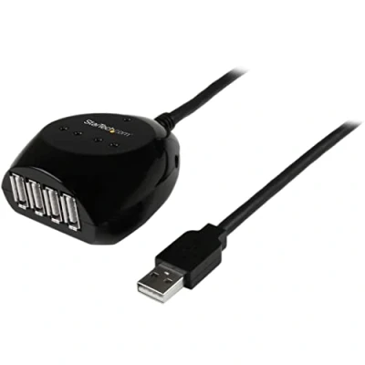 Immagine di StarTech.com Cavo Prolunga Attivo USB Hub a 4 Porte, Estensione Amplificato 2.0 Maschio/Femmina da 15 M