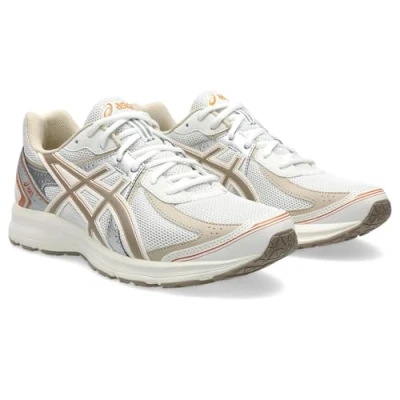 Immagine di Asics Sportstyle JOG 100S Unisex Sneakers basse, Taglia: 46.5, White/greige Finta pelle / tessuto