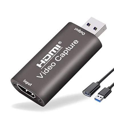 Immagine di Scheda di acquisizione video HDMI a USB 3.0 Schede audio 1080p/4k Registrazione Grabber per acquisire contenuti 1080p 60fps, LiveBroadcasting, videoconferenze (non