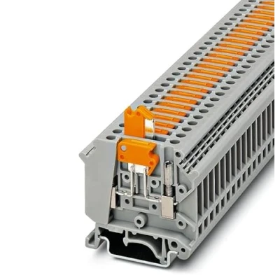 Immagine di Phoenix Contact UK 5 MTK P/P 3004032 Morsetto sezionatore Numero Poli (num): 2 0.2 mm² 4 Grigio 50 pz.