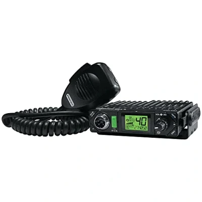 Immagine di Radio CB President Bill II ASC, VOX, Roger Beep, Scan, 4W, 12V potenziato con filtri antirumore NB, ANL e Hi Cut, Nero