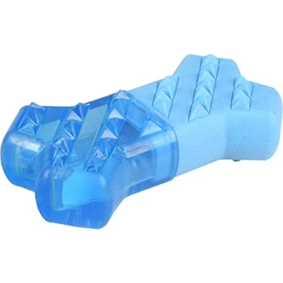 Immagine di Gioco per cani Flamingo Snowy Bone, blu L 13,3 x P 7,4 H 3,8 cm
