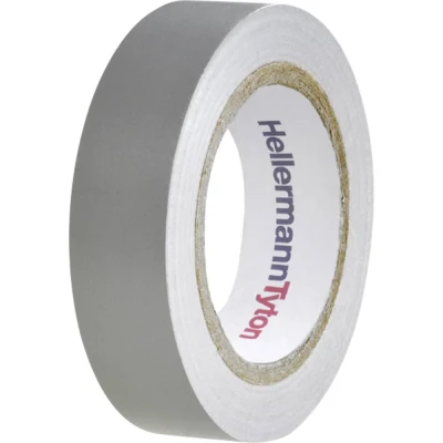 Immagine di HellermannTyton HelaTape Flex 15 710 00108 Nastro isolante Grigio (L x L) 10 m mm 1 pz.