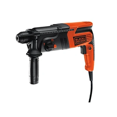 Immagine di BLACK+DECKER KD885KC QS Martello Tassellatore e Scalpellatore con Accessori in Valigetta, 550 W, Arancione