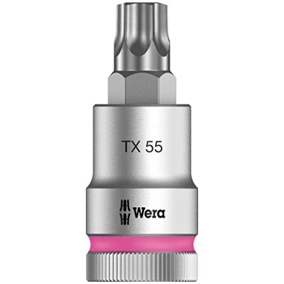 Immagine di Wera 8767 C HF 05003857001 Esalobo Interno (TX) Inserto giravite a bussola T 55 1/2 (12.5 mm)