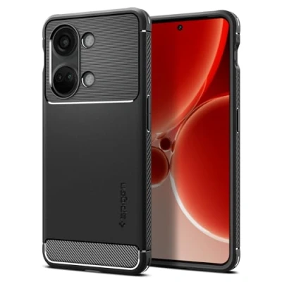 Immagine di Spigen Cover Rugged Armor Compatibile con OnePlus Nord 3 Nero Opaco