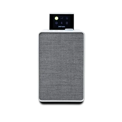 Immagine di Pure Evoke Spot Sistema musicale compatto per la casa (radio DAB+/FM, internet radio, podcast, Spotify Connect, Bluetooth e 20 Watt di potenza audio) Bianco cotone