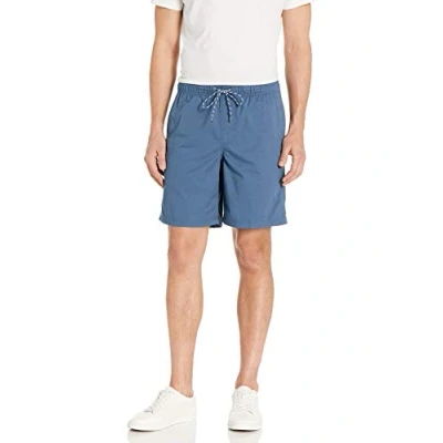 Immagine di Amazon Essentials Bermuda con Coulisse e Cucitura Interna da 20,32 cm dalla vestibilità Comoda (Disponibili in Taglie Forti) Uomo, Blu, XS