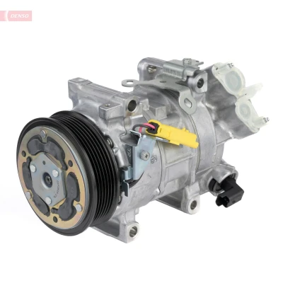 Immagine di DENSO DCP21033 Compressore Aria Condizionata 5SEL12C 12 PAG 46 YF R 134a, 1234yf con innesto elettromagnetico