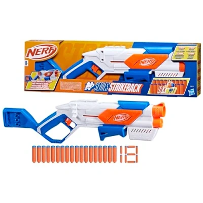 Immagine di Nerf N Series, blaster Strikeback, 18 dardi N1