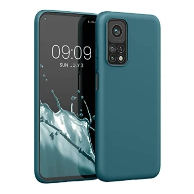 Immagine di kwmobile Custodia Compatibile con Xiaomi Mi 10T / Pro Cover Back Case per Smartphone in Silicone TPU Protezione Gommata petrolio matt