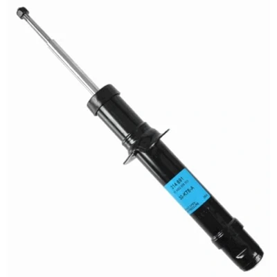 Immagine di SACHS 314 691 Ammortizzatore A pressione del gas doppio tubo telescopico Spina superiore, Collare inferiore