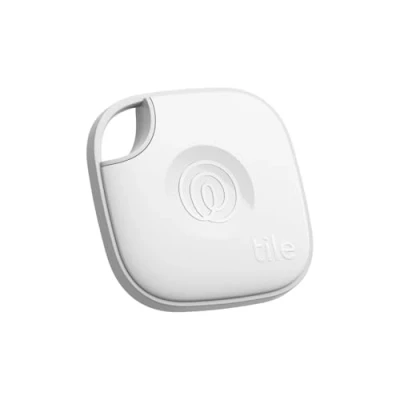 Immagine di Tile by Life360 Mate (2024) Localizzatore, cerca oggetti e tracker Bluetooth per chiavi, borse altro. Trova telefono. Compatibile con iOS Android. Pacchetto da 1 (Bianco)