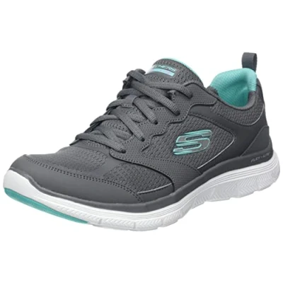 Immagine di Skechers Flex Appeal 4.0 Active Flow, Scarpe da ginnastica Donna, Grigio Carbone, 36 EU