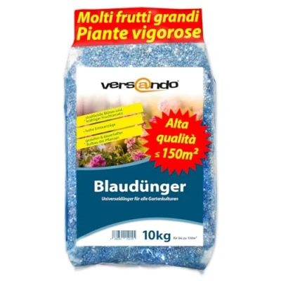 Immagine di versando 10 kg di Concime blu per circa 150 m² universale tutte le colture da giardino tutto l&#039;anno NPK