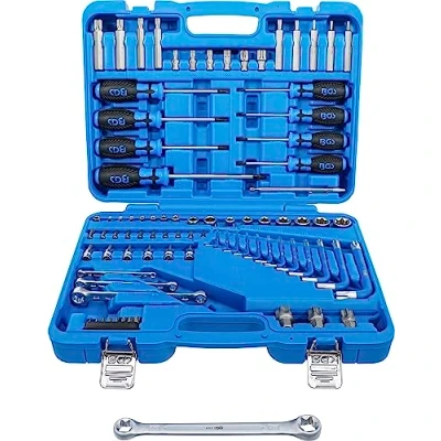 Immagine di Juego de herramientas 6,3 mm (1/4&quot;) + 12,5 (1/2&quot;) E Torx/perfil en T (para Torx) 84 piezas
