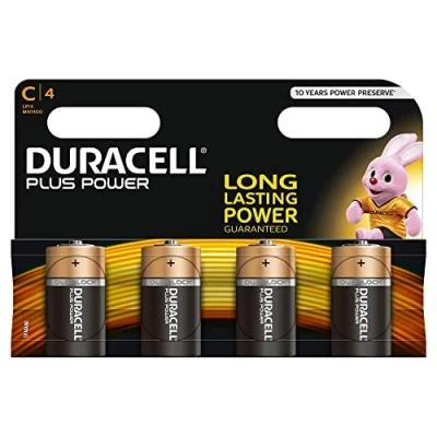 Immagine di Duracell MN1400B4 Plus Power C Size 4