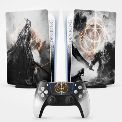 Immagine di adesivo PS 5 Elden Circle, per 5, console e controller, edizione digitale standard, skin MALENIA (1 controller)