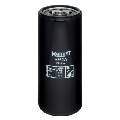Immagine di HENGST FILTER H362W Filtro olio 1 1/8 16 U ad avvitamento RENAULT TRUCKS: Magnum, Midlum