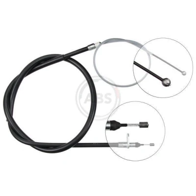 Immagine di A.B.S. K17217 Cavo Freno 1878 a disco per veicolo con guida Sx LAND ROVER: Range Rover 3