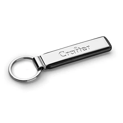 Immagine di Volkswagen 000087010KYPN Portachiavi Crafter Scritta Keyring Metallo Originale VW Ciondolo Argento