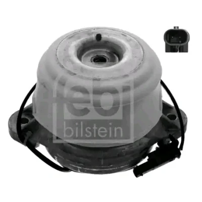 Immagine di FEBI BILSTEIN 49424 Supporto motore Dx Cuscinetto idraulico ad inserimento elettrico con aletta paraspruzzi MERCEDES BENZ: GLK