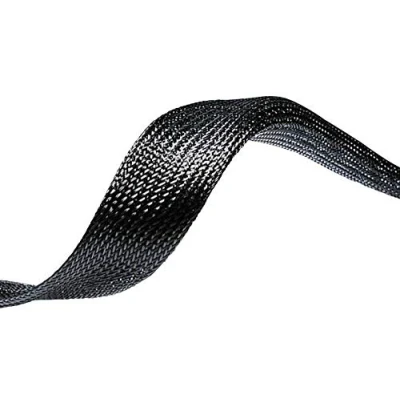 Immagine di HellermannTyton 170 00400 HEGPX40 PET BK Guaina intrecciata Nero Poliestere 32 fino a 70 mm 50 m