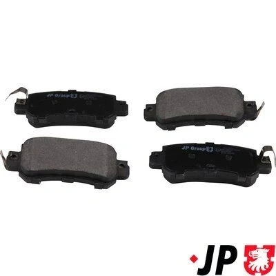Immagine di JP GROUP 3863700910 Kit pastiglie freno Assale posteriore Non predisposto per contatto segnalazione usura MAZDA: CX 5 I, 3