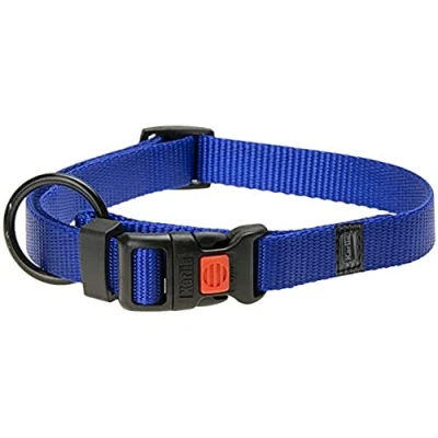 Immagine di Karlie Art Sportiv Plus Collare regolabile in diversi colori, universale, misura L: 40 55 cm, larghezza: 20 mm, M, colore: Blu