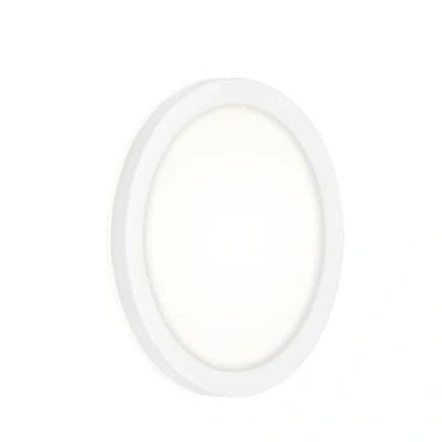 Immagine di BRILONER Leuchten Luce per esterni a LED, lampada da parete esterno con retroilluminazione, 8 watt, 1.200 lumen, 4.000 kelvin, bianca, rotonda, Ø 21cm