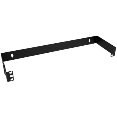 Immagine di StarTech.com Staffa 1U 19&quot; per montaggio a parete Pannello laterale cerniera Rack basculante 19 pollici pannelli patch e apparecchiature di rete poco profonde Capacità 8kg (WALLMOUNTH1)