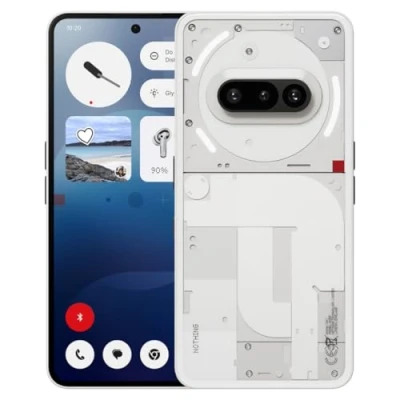 Immagine di Nothing Phone (3a) 256 GB smartphone con fotocamera anteriora da 32 MP, Ultra zoom 30x, ricarica rapida a 50W e 6.77&quot; Display AMOLED flessibile FHD+ Bianco