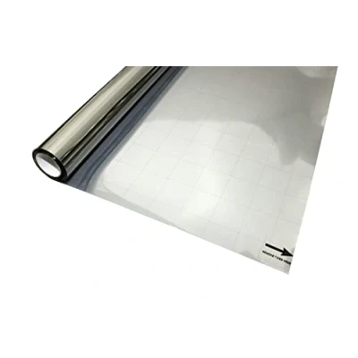 Immagine di GARDINIA Pellicola a Specchio ad Adesione Statica, Protezione da Sguardi Indiscreti e dal Sole, UV, 100% PVC, 90 x 150 cm, Argento