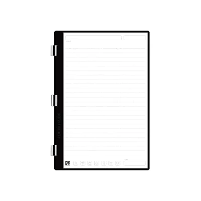 Immagine di ROCKETBOOK Pro Lined Page Pack Carta per notebook scannable scrivi, scansioni, cancella, riutilizza 20 fogli a righe, bianco Dimensioni executive: 15,2 x 22,4 cm