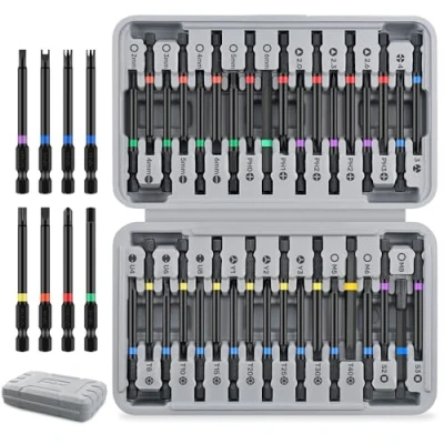 Immagine di Set Di Inserti Multifunzione 36pz Da 75mm Con Porta Hex Lungo Hi Spec Torx, XZN E Sicurezza