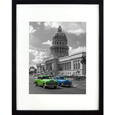 Immagine di BD ART (A3) 29,7 x 42 cm Cornice portafoto con passepartout 21x30 (A4), Nero