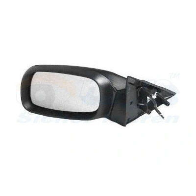 Immagine di Specchio retrovisore esterno Van Wezel 3735803 Sx nero completo, convesso, asferico, regolabile dall&#039;interno, Regolazione:tiranteria per veic