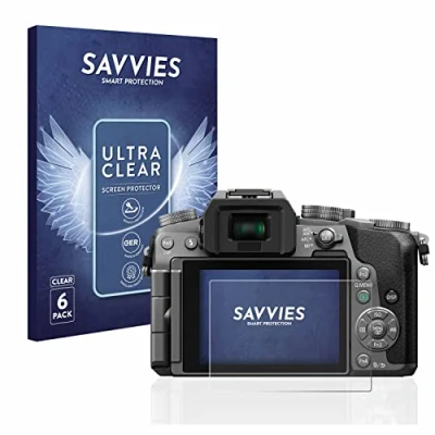 Immagine di savvies (6 Pezzi Pellicola Protettiva per Panasonic Lumix DMC G70 Protezione Schermo Trasparente