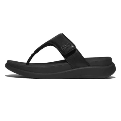 Immagine di Fitflop F Mode Go Adjustable Flatform Toe Post Sandals, Sandali Donna, Nero, 36 EU