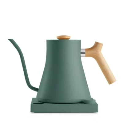 Immagine di Bollitore elettrico a collo di cigno Fellow Stagg EKG per tè e caffè pour over in acciaio inox riscaldamento rapido acqua bollente Verde