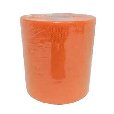 Immagine di generico Rotolo Tulle H 12,5 CM X 100 MT, Arancione, Bobina