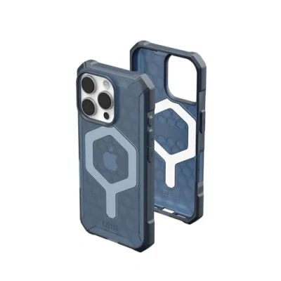 Immagine di Urban Armor Gear Essential MagSafe Case Backcover per cellulare Apple iPhone 16 Pro Blu, Trasparente Compatibile con