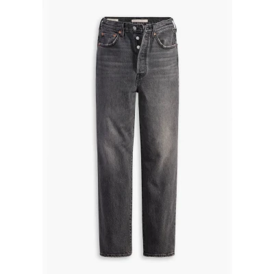 Immagine di Levi&#039;s Ribcage Straight Ankle Jeans a sigaretta, Donna, Taglia: 24x27, Black