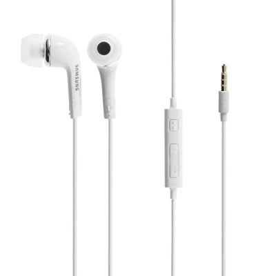 Immagine di SAMSUNG Headset Cablato with Remote and Microphone Not in Retail Packaging, bianco