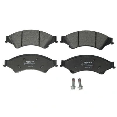 Immagine di DELPHI LP2484 Kit pastiglie freno con segnalatore acustico usura lamierino anticigolío accessori FORD: Ranger Mk3