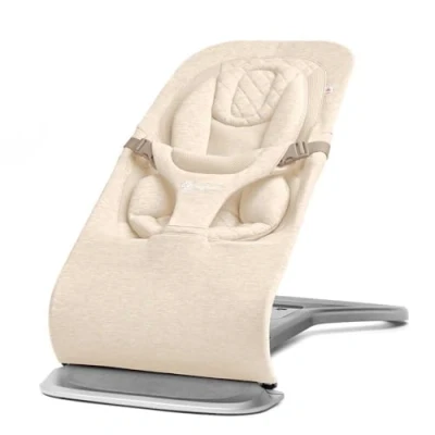 Immagine di Ergobaby sdraietta 3 in 1 Evolve, ergonomica per neonati dalla nascita fino ai più piccoli, altalena con inserto (2,5 kg 13,2 kg), Cream