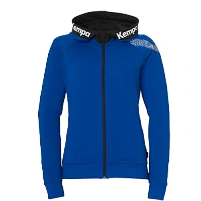 Immagine di Kempa Core 26 Hood Jacket Donna Ragazza Giacca con Cappuccio Felpa Pallone Pallavolo Indoor Gym Fitness Royal