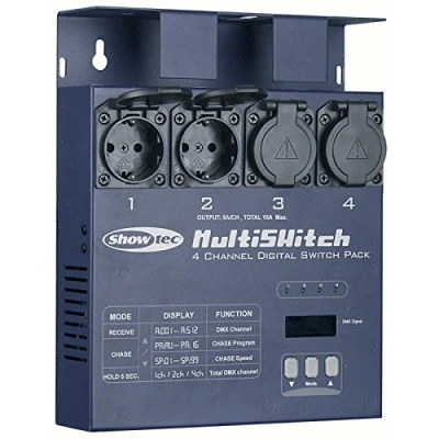 Immagine di Showtec Multi switch 4 canali DMX solo funzione