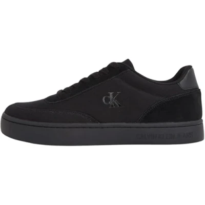 Immagine di Calvin Klein Uomo Sneakers con Suola Preformata Classic Low Canvas Profilo Basso, Nero (Triple Black), 40