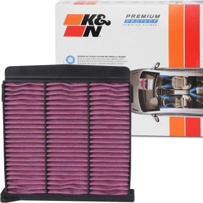 Immagine di K&amp;N Filters DVF5051 Filtro abitacolo al carbone attivo 232 74 quadrato MITSUBISHI: L200 / Triton IV Pick up, Lancer 7 Limousine, Grandis